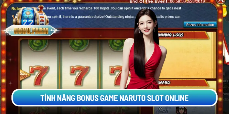 Tính năng bonus game naruto slot online